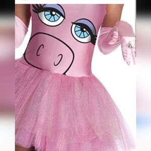 Miss Piggy Costume Dress, Disney's Muppet Studios, pink women's size M